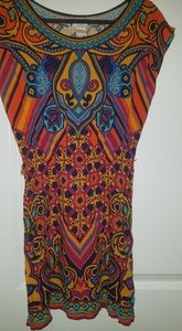 Multi color dress- flying tomato